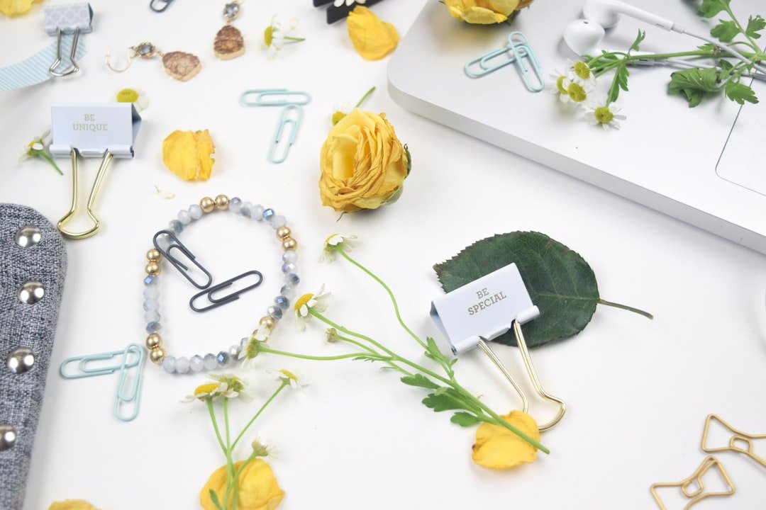 pinterest board pins flat lay