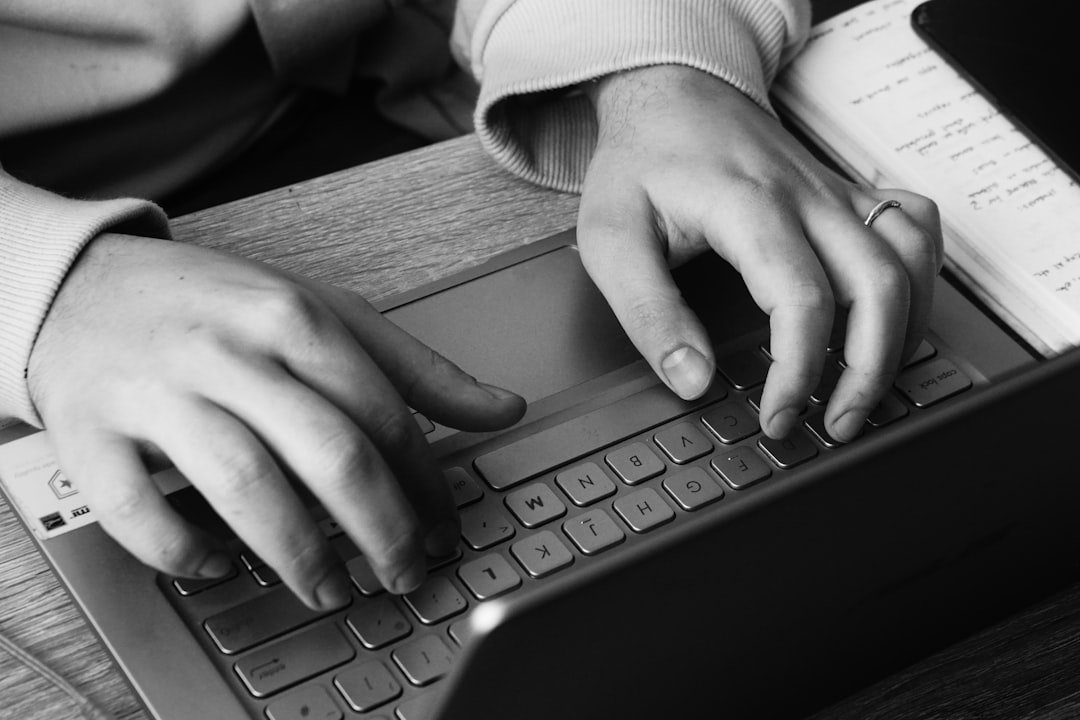 laptop keyboard typewriter workspace