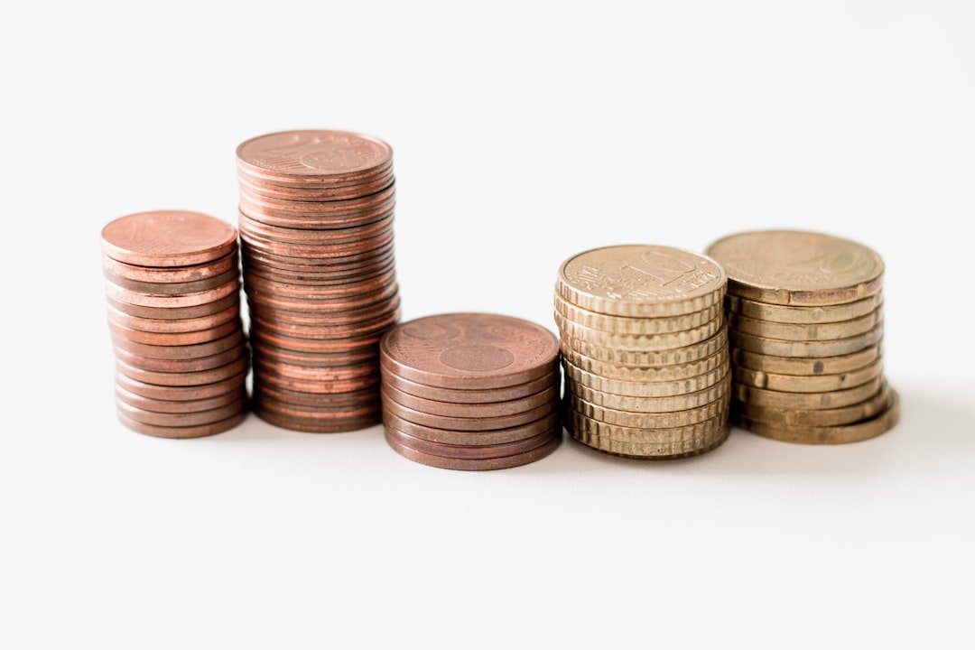 coins stacked growth chart