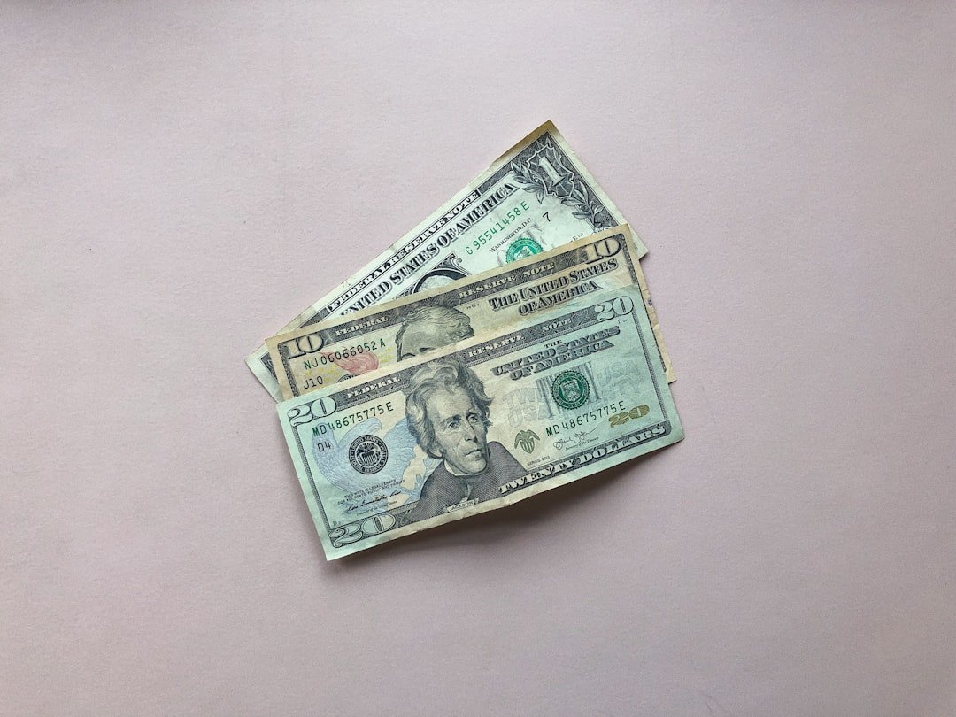 envelope with dollar bills inbox