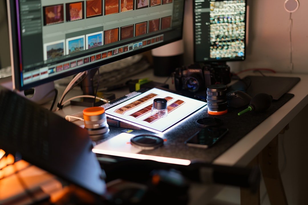 digital products creation workspace
