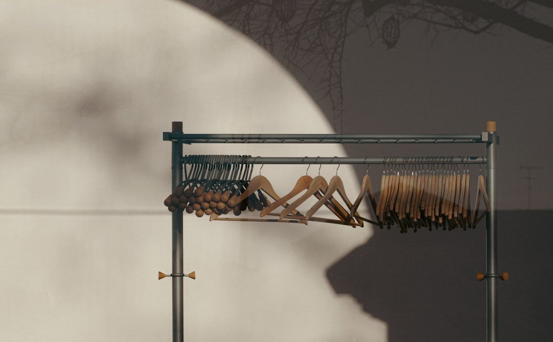 folded clothes rack