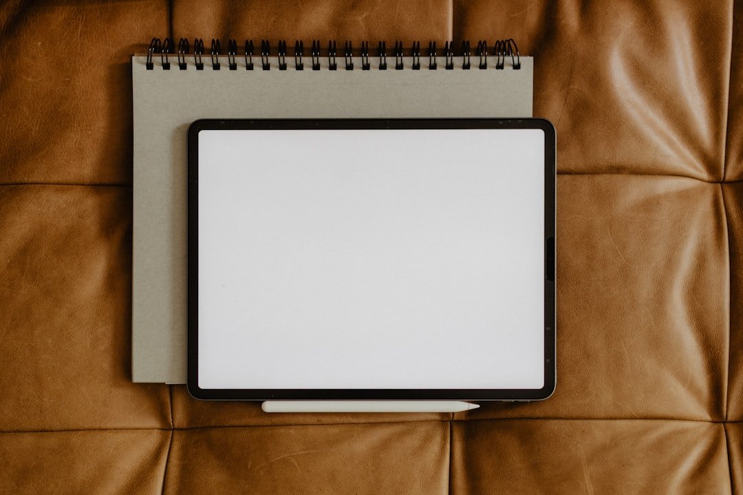 digital planner notebook mockup
