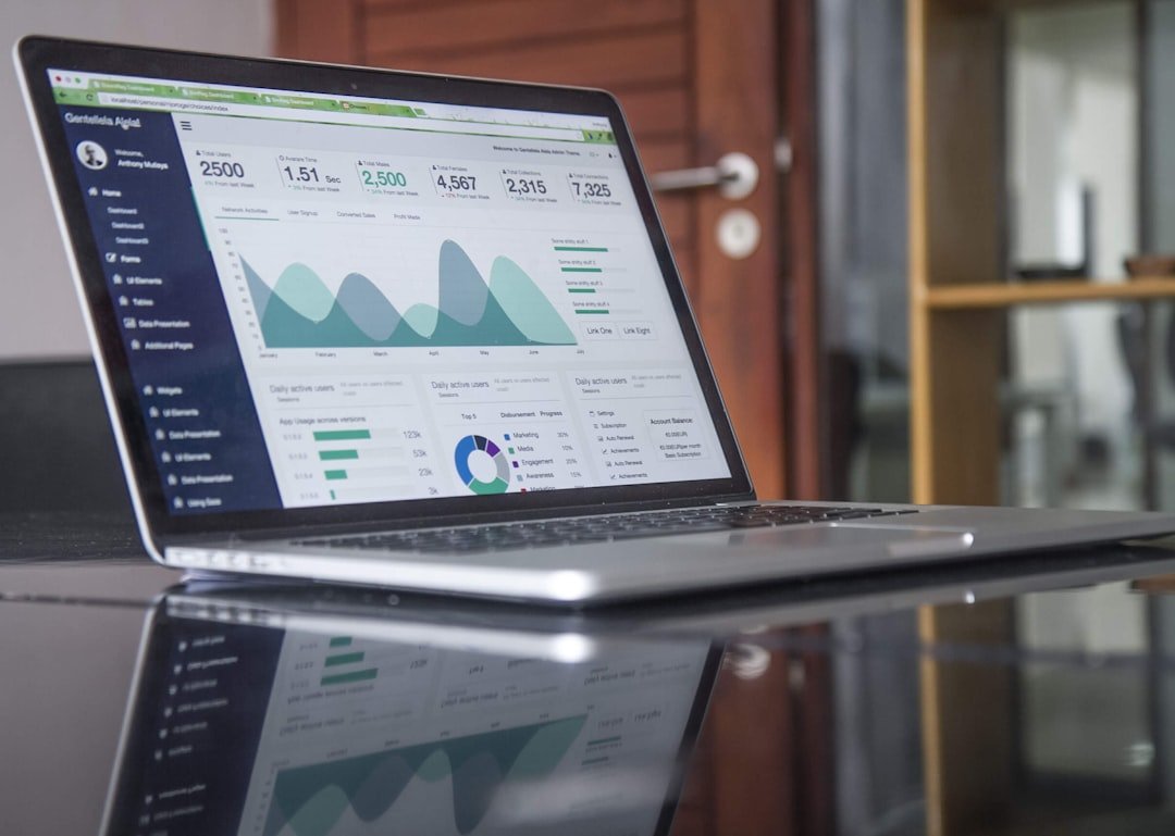 computer analytics dashboard statistics