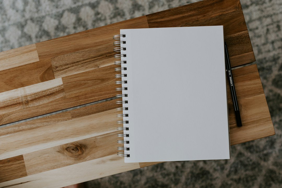 freelancer desk notebook